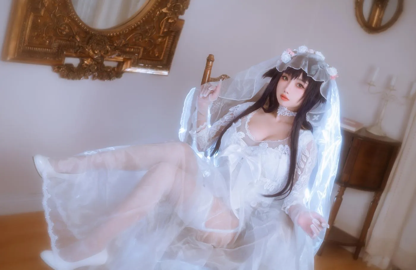 鬼畜瑶在不在w – NO.51 57婚纱 [35P]插图4